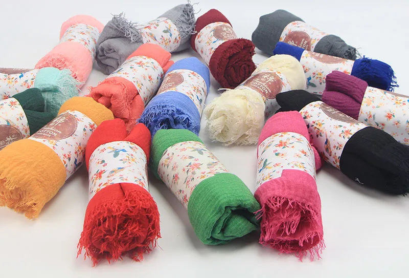 Foulard Coton Lin Femme