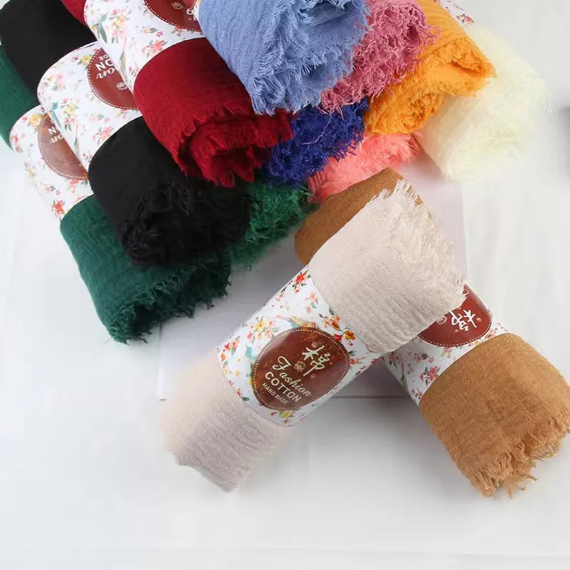 Foulard Coton Lin Femme