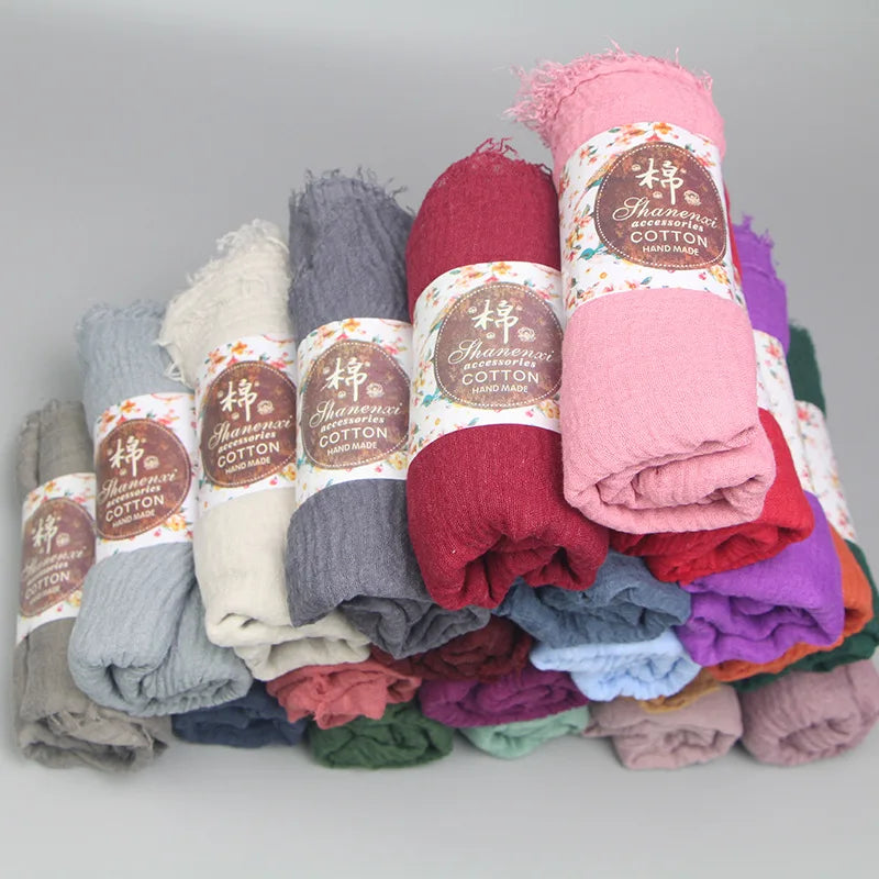 Foulard Coton Lin Femme
